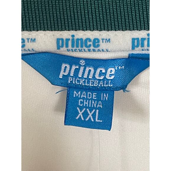 NWT  Prince Pickleball Men's Zip-Front Track Jacket Cream XXL - Picture 9 of 9